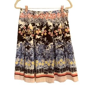 Talbots flowered skirt B7